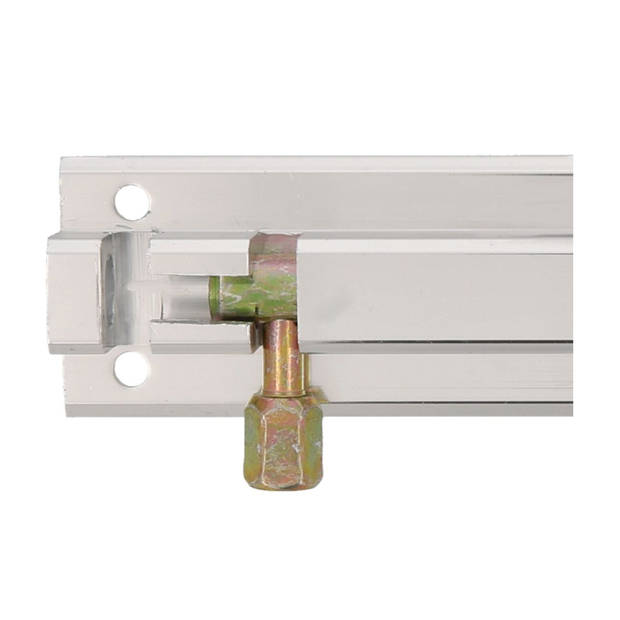 AMIG schuifslot - aluminium - 15 cm - zilver - deur - schutting - raam slot - Grendels