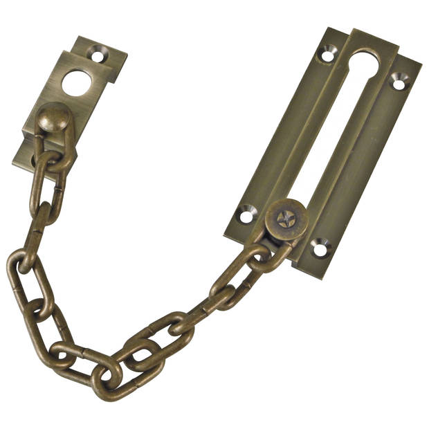 AMIG deurketting - messing - brons - 18 cm - incl schroeven - Deurkettingen