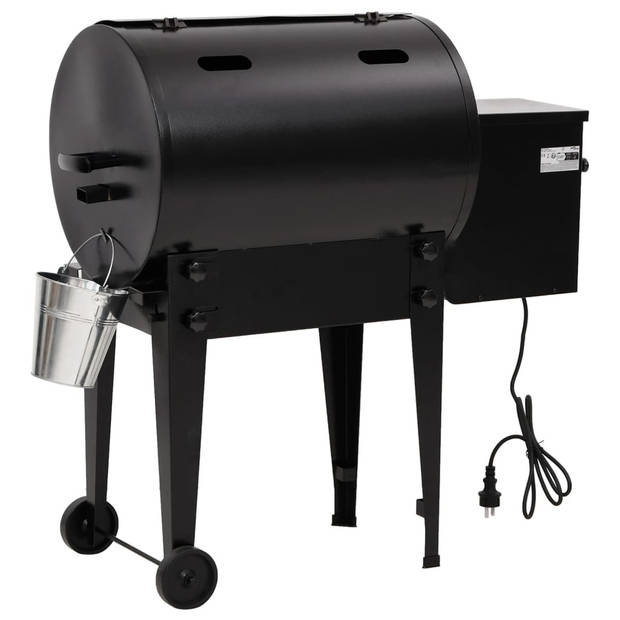 vidaXL Pelletbarbecue 94 cm ijzer zwart