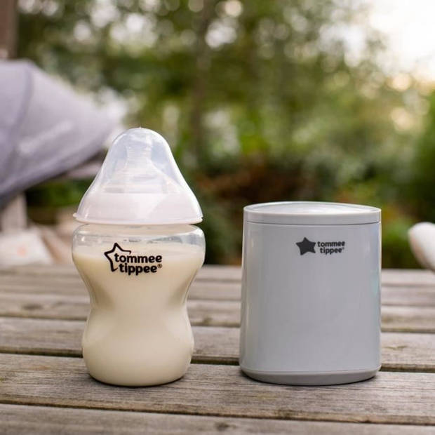 Tommee Tippee LetsGo draagbare elektrische flessenwarmer, USB oplaadbaar, lichtgewicht