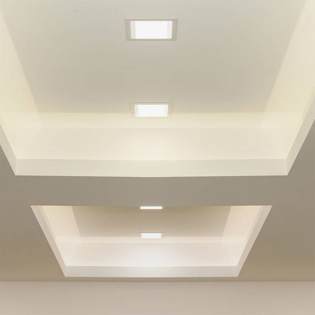 V-TAC VT-2407SQ Vierkante LED Minipanelen - Premium Serie - IP20 - 24W- 2000 Lumen - PKW - 3000K