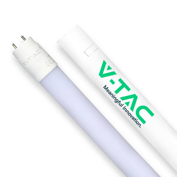 V-TAC VT-1277-N LED T8 buizen - IP20 - Wit - 18W - 1850 Lumen - 4000K - 120CM