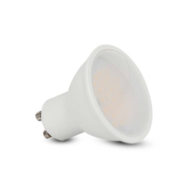 V-TAC VT-205-N GU10 LED Spots - Melkachtig - 110° - Samsung - IP20 - Wit - 4.5W - 400 Lumen - 6500K - 5 Jaar