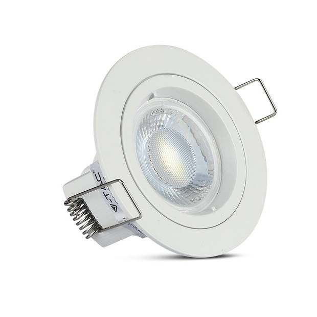 V-TAC VT-774-WH Witte GU10 LED inbouwspot - IP20