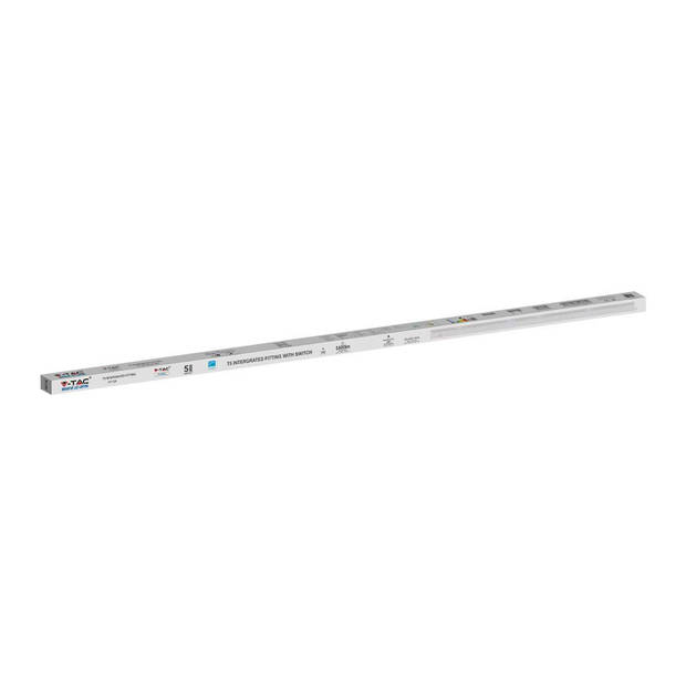 V-TAC VT-125-N Witte LED TL-armaturen - Geïntegreerd - T5 - Samsung - IP20 - 16W - 1600 Lumen - 4000K - 5 Jaar