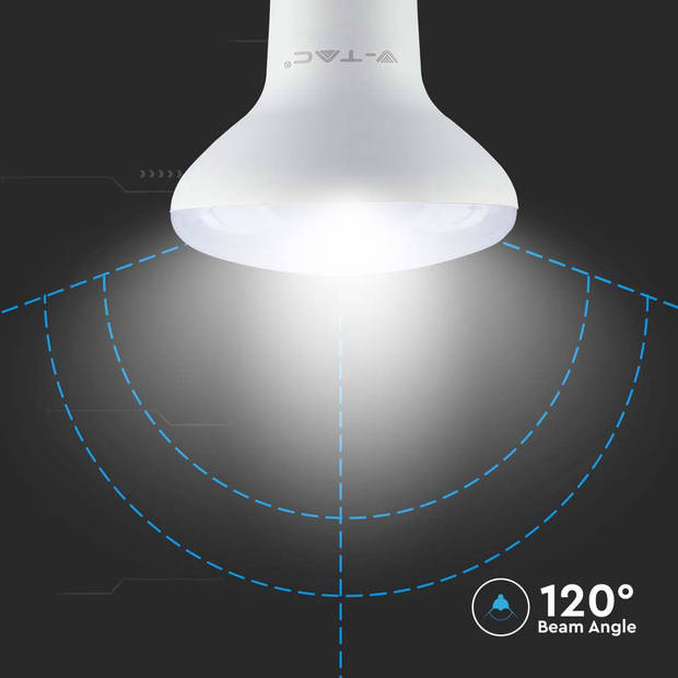 V-TAC VT-280 LED Reflectorlampen - Samsung - IP20 - Wit - 11W - 1055 Lumen - 4000K - 5 Jaar