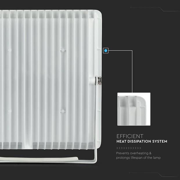 V-TAC VT-40101W-N Witte LED Schijnwerpers - E-serie - IP65 -100W - 8700 Lumen - 6500K