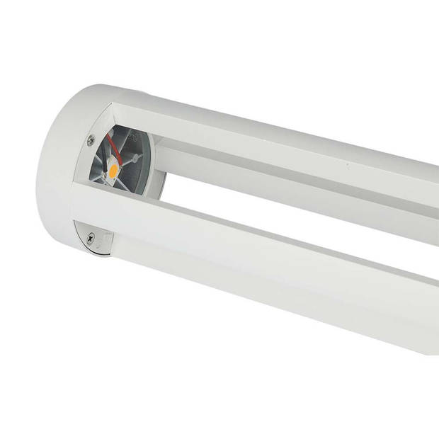 V-TAC VT-820-W-N LED Muurpaalverlichting - 80CM - IP65 - Wit - 10W - 1000 Lumen - 3000K