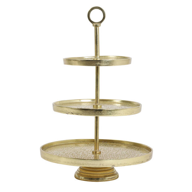 Light&living Etagere 3 laags Ø32x48 cm LUTEK goud