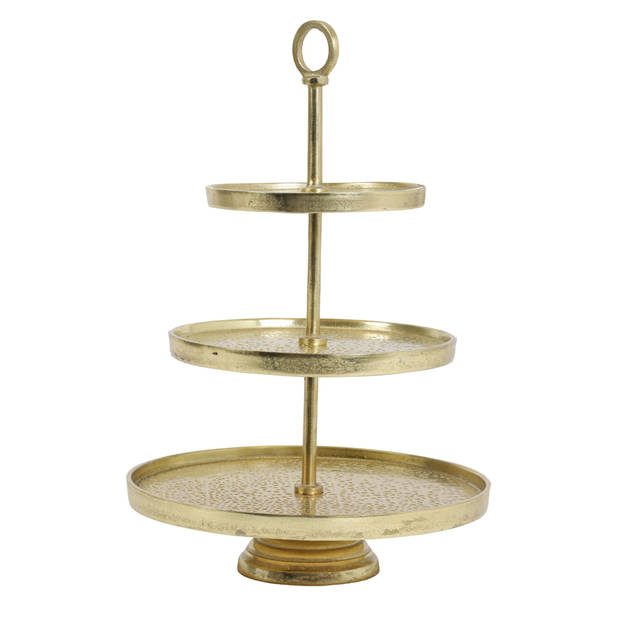 Light&living Etagere 3 laags Ø32x48 cm LUTEK goud