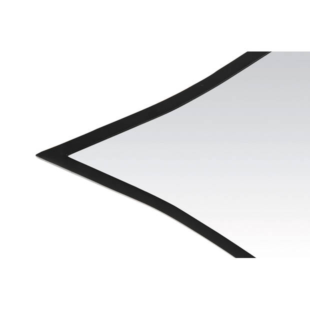 Light&living Spiegel 88,5x2x41,5 cm OBIKA mat zwart