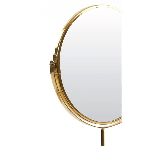 Light&living Spiegel op voet 24x9x40 cm RIESCO travertin zand-goud