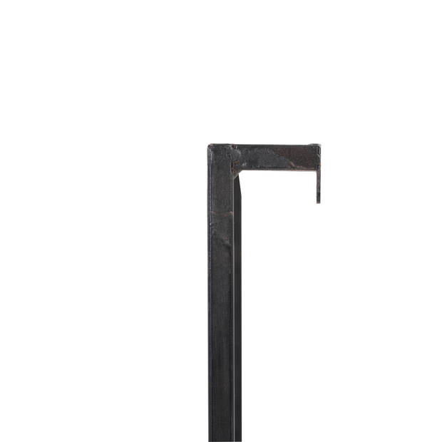 Light&living Wandplank 100x15x24 cm MADDISON hout mat zwart
