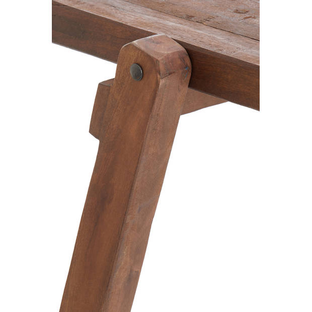 Light&living Side table 140x40x80 cm MILITARY hout bruin
