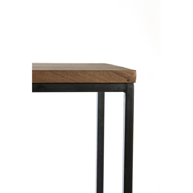 Light&living Side table S/2 100x30x70+120x40x82 cm BRYSON hout brui...