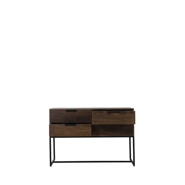 Light&living Side table 120x40x80 cm MEAVE hout mat donker bruin