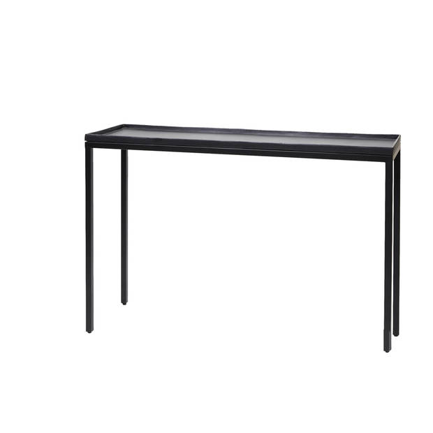Light&living Side table 121x35x80 cm KENDRA mat zwart