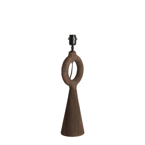 Light&living Lampvoet 13x18x46 cm SABULI hout mat donker bruin