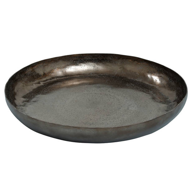 PTMD Blisse Bronze aluminium hammered bowl round L
