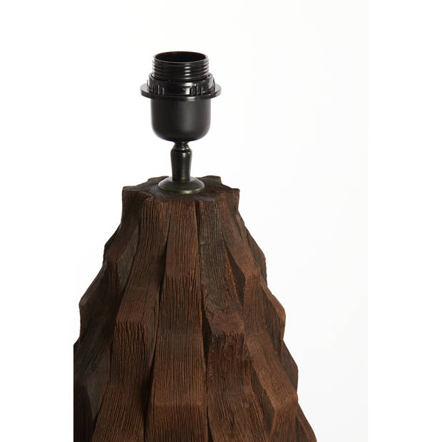 Light&living Lampvoet Ø21x46 cm TAKABE hout chocolade bruin