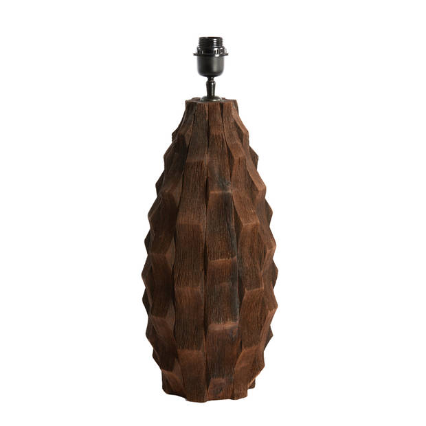 Light&living Lampvoet Ø21x46 cm TAKABE hout chocolade bruin