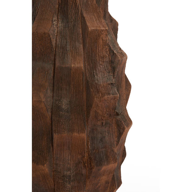 Light&living Lampvoet Ø21x46 cm TAKABE hout chocolade bruin