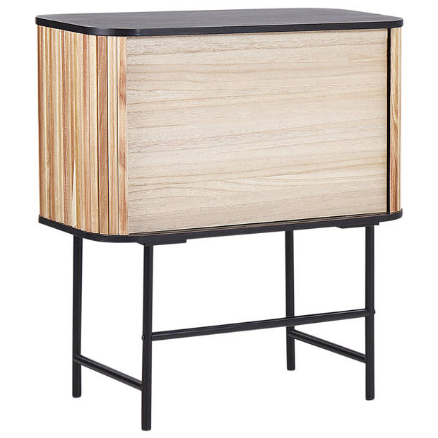 Beliani CARNEY - Sideboard-Lichte houtkleur-Paulowniahout