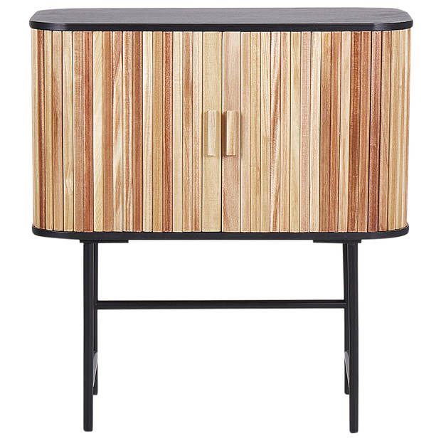 Beliani CARNEY - Sideboard-Lichte houtkleur-Paulowniahout