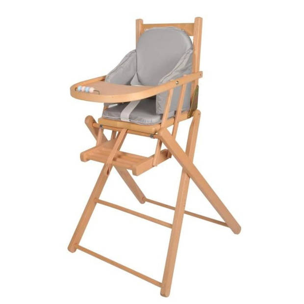 Tineo PVC-stoelkussen met riemen - grijs