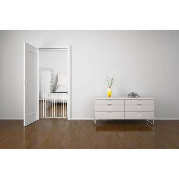 Nordlinger Pro Child Safety Barriere Victoria - 64 tot 113 cm - White - Pivotante - Easy Opening