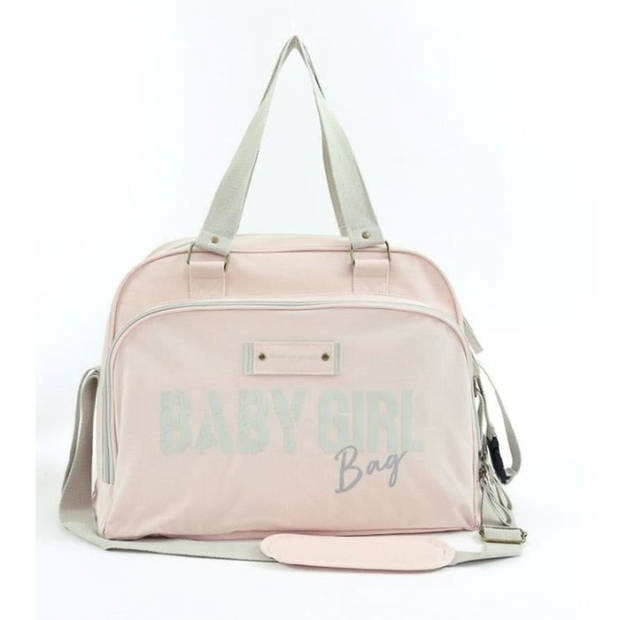 Baby op baby aan boord simpelweg babybag - rose