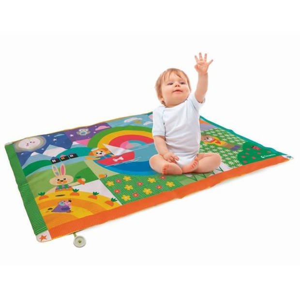 Matelassé tapijt (135x90cm) - Awakening tapijt - babyvrienden - Clementoni tapijt - geboorte