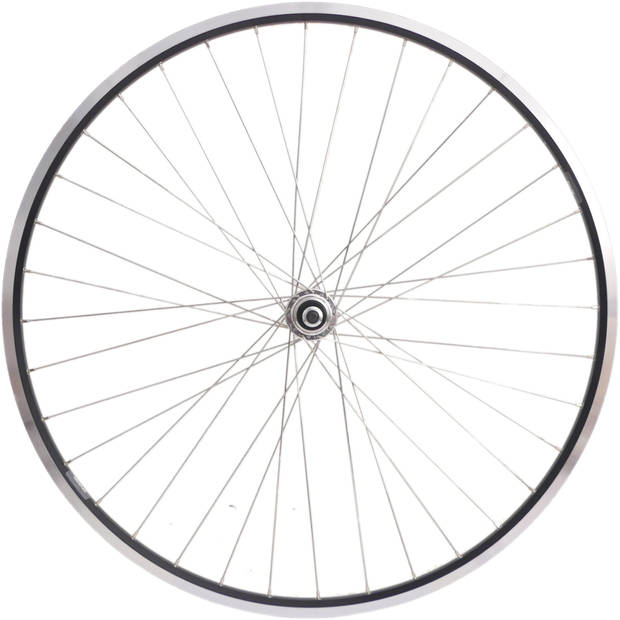 Achterwiel 28" / 622x19C ZAC 19 velg met 7/8 speed freewheel naaf zwart