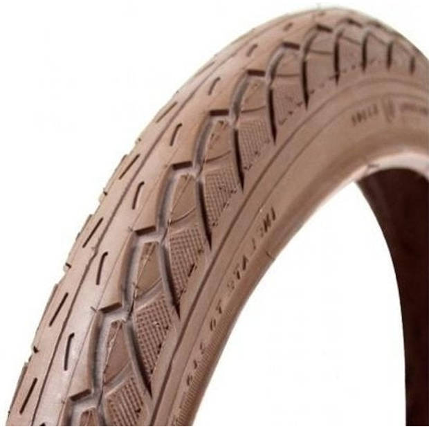 Deli Tire Tire Buitenband Tire 24 x 1.75" / 47-507 bruin met reflectie