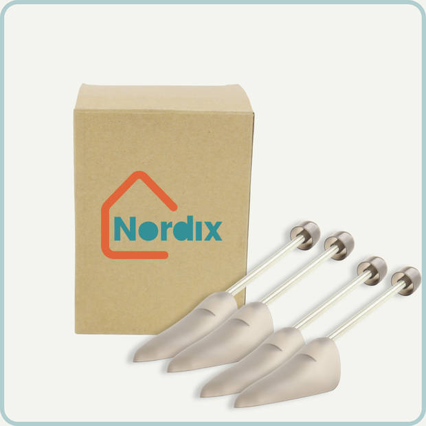 Nordix Schoenspanners Schoen Oprekker Grijs 2 Stuks 32x7,5x4cm Kunststof