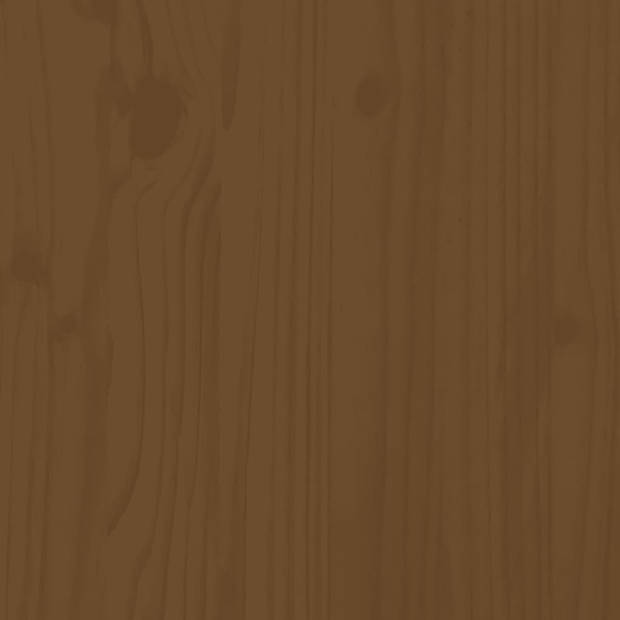 vidaXL Tuinbank 110x38x45 cm massief grenenhout honingbruin