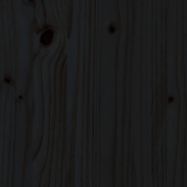 vidaXL Tuinbank 110x38x45 cm massief grenenhout zwart