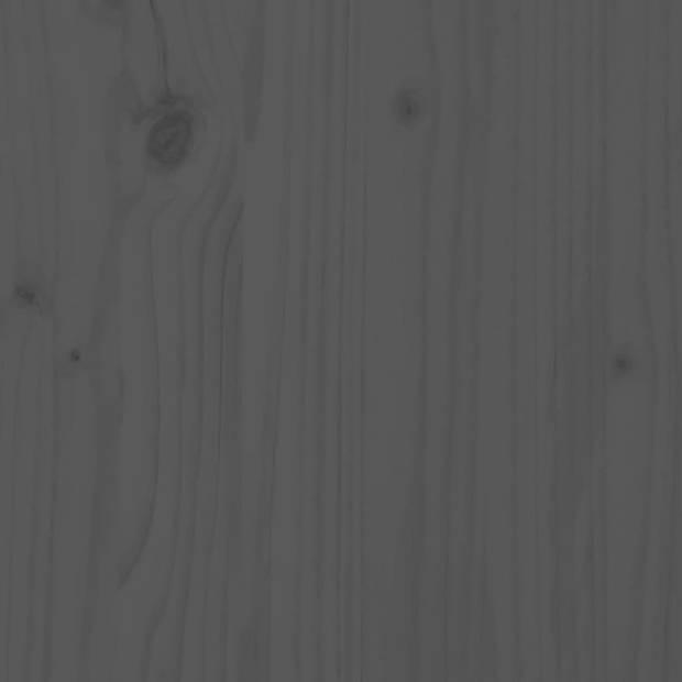vidaXL Tuinbank 80x38x45 cm massief grenenhout grijs