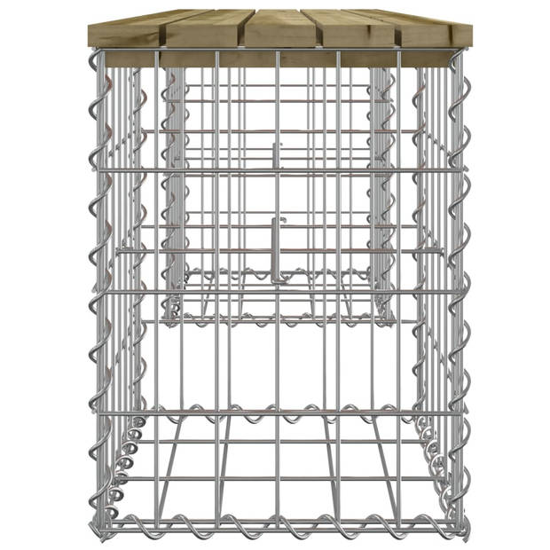 vidaXL Tuinbank schanskorfontwerp 103x31x42 cm geïmpregneerd hout