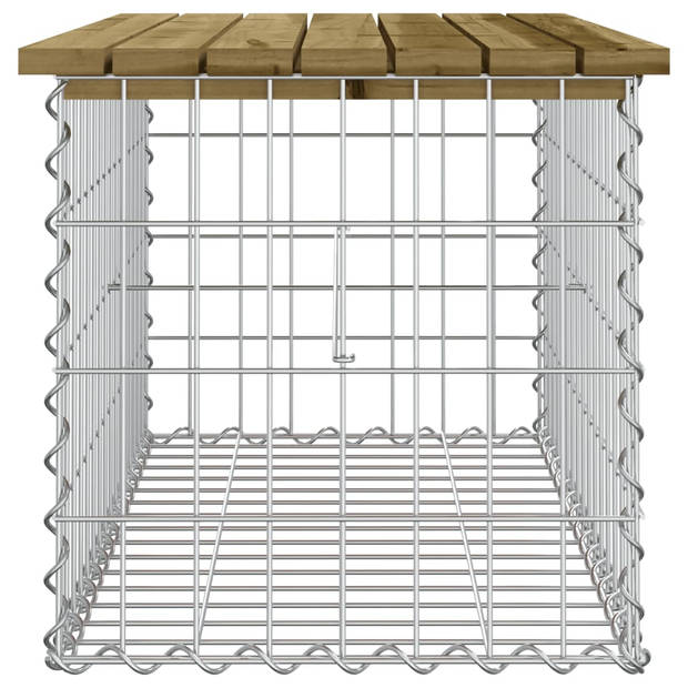 vidaXL Tuinbank schanskorfontwerp 83x44x42 cm geïmpregneerd hout