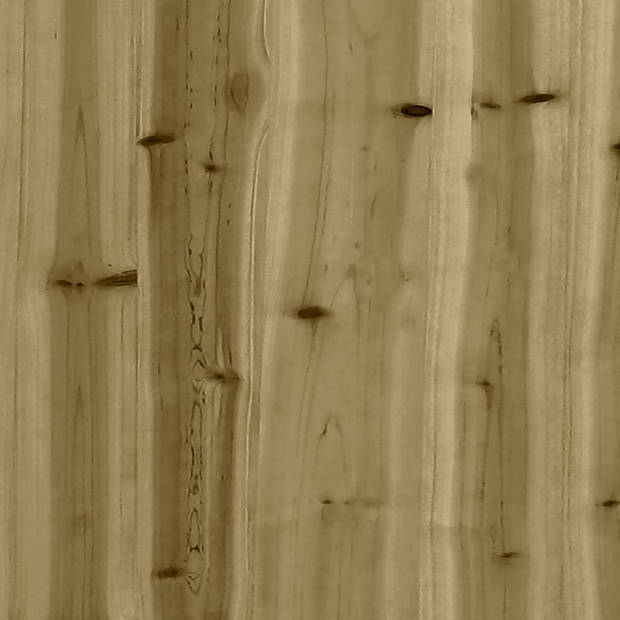 vidaXL Tuinbank schanskorfontwerp 100x102x72 cm geïmpregneerd hout