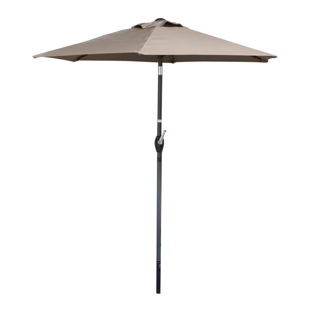 Sunnydays - Tuinparasol met Beschermhoes - Kantelbare Parasol - Diameter 200cm - Taupe