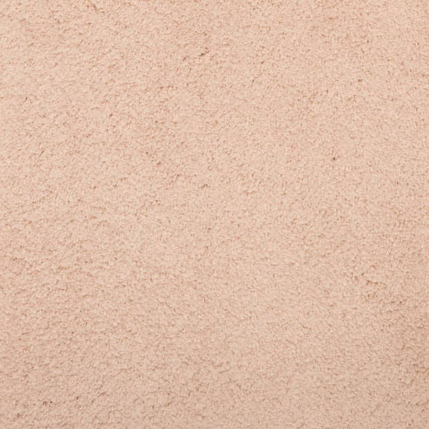 vidaXL Vloerkleed HUARTE laagpolig zacht wasbaar Ø 120 cm roze