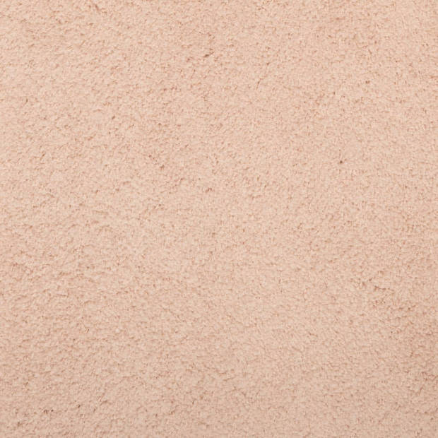 vidaXL Vloerkleed HUARTE laagpolig zacht wasbaar Ø 80 cm roze