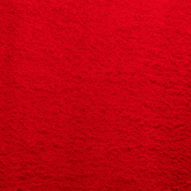 vidaXL Vloerkleed HUARTE laagpolig zacht wasbaar 160x230 cm rood