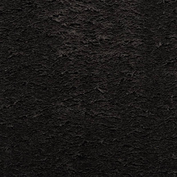 vidaXL Vloerkleed HUARTE laagpolig zacht wasbaar 200x280 cm zwart