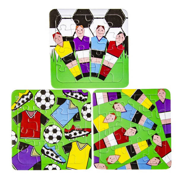 Decopatent® Uitdeelcadeaus 50 STUKS Voetballers Puzzels - Traktatie