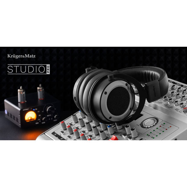 Kruger&Matz Studio Over-Ear Koptelefoon - Studio Pro - Studio Over-Ear Hoofdtelefoon - Helder Geluid