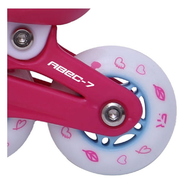 Street Rider Inline Skeelers Roze, Maat 30-33