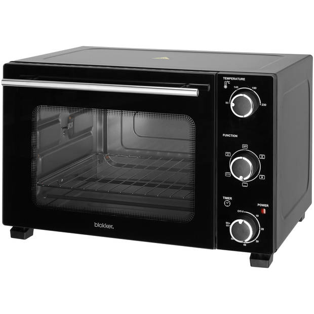 Blokker BL-94005 oven zwart 28L 1.500W